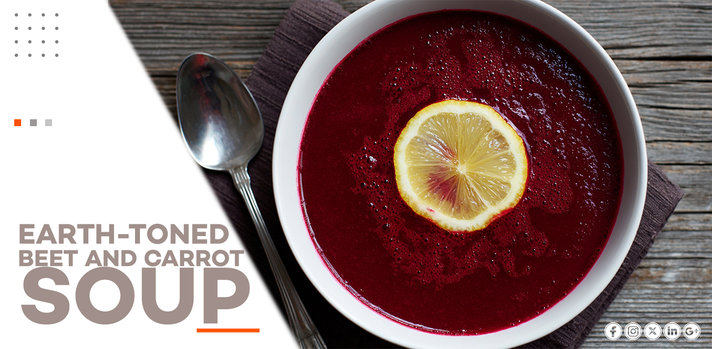 EARTH-TONED BEET AND CARROT SOUP