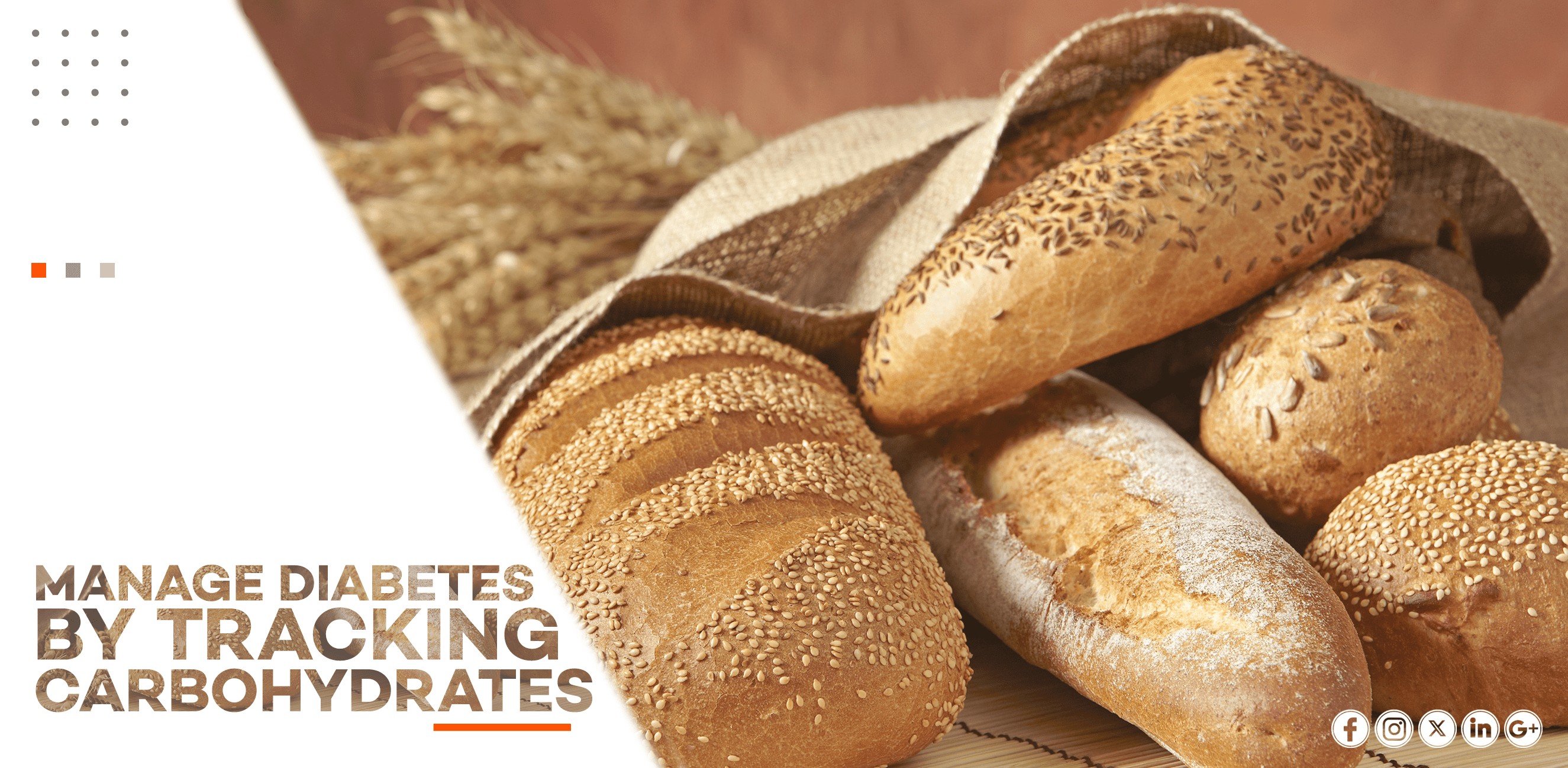 MANAGE DIABETES BY TRACKING CARBOHYDRATES